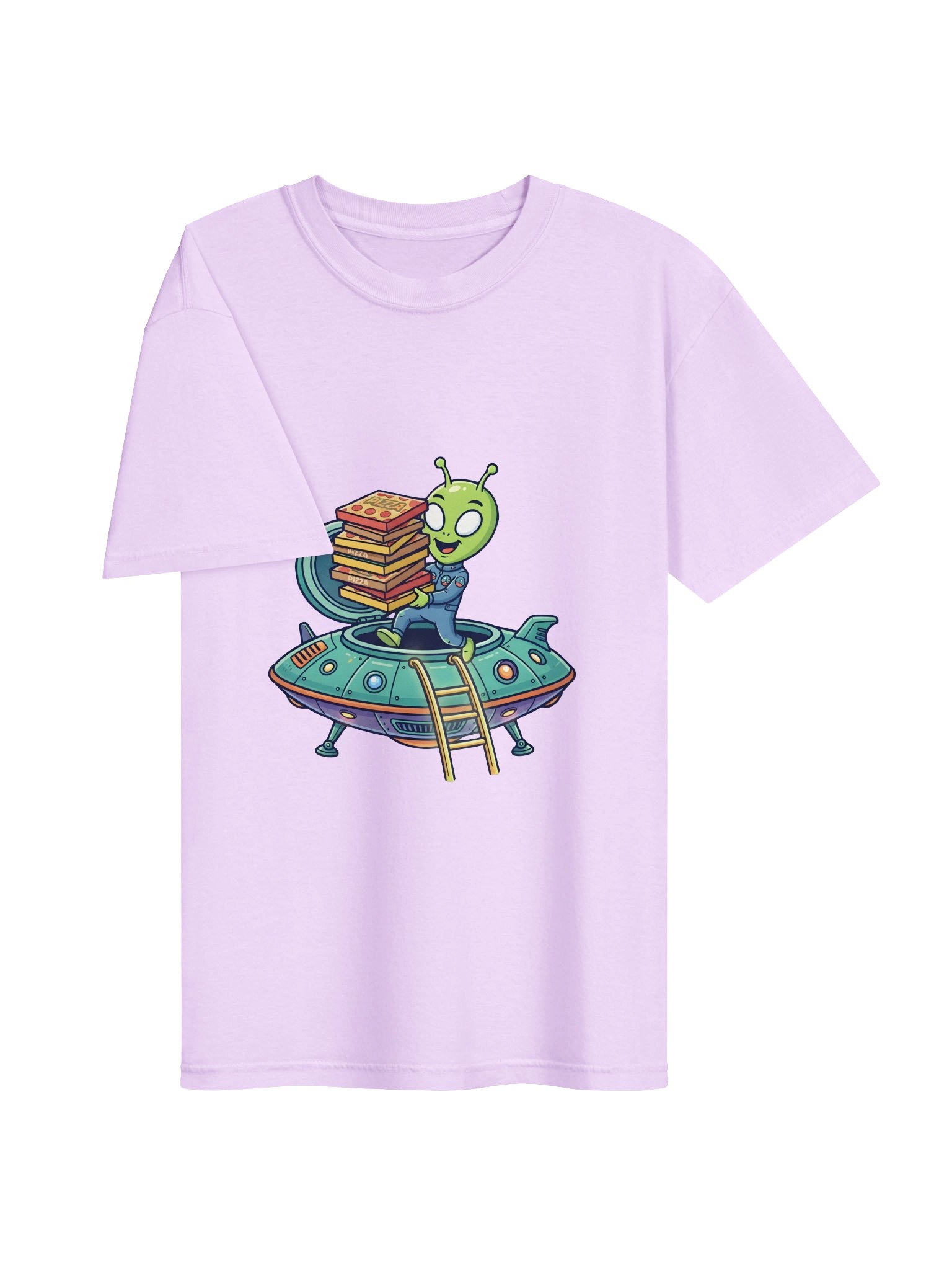 Alien Pizza Delivery Tee product image (3)