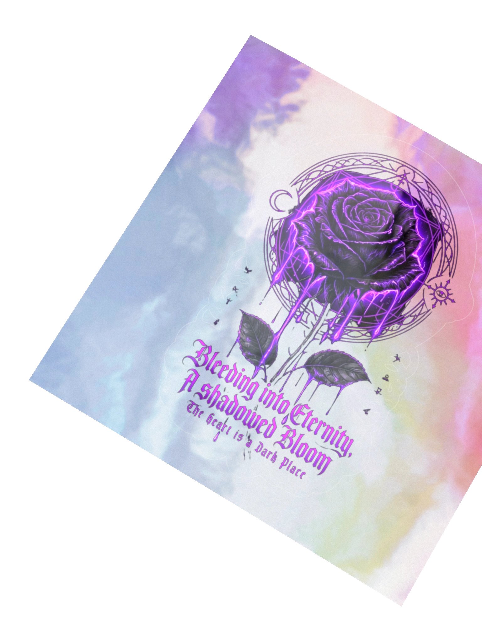 Bleeding into Eternity — Kiss-Cut Holographic Sticker Sheet product image (4)