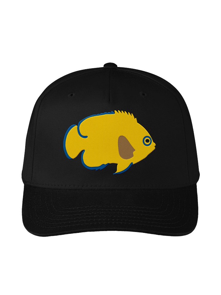 Lemonpeel Angelfish Embroidered Mid-Profile Baseball Cap | Saltwater Reef Fish Hat product image (4)