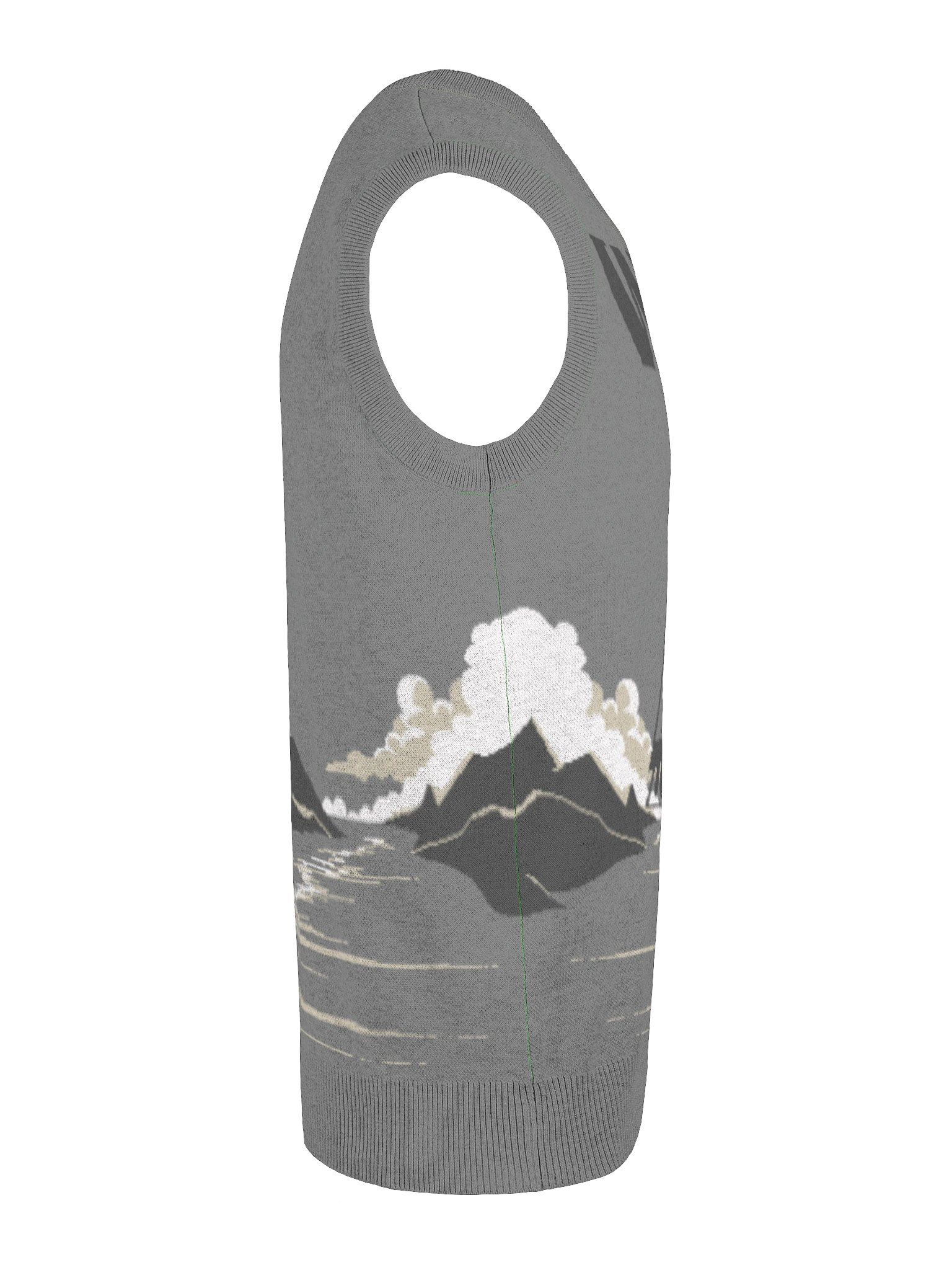 The Mountain Owl Knit V-Neck Vest product image (5)