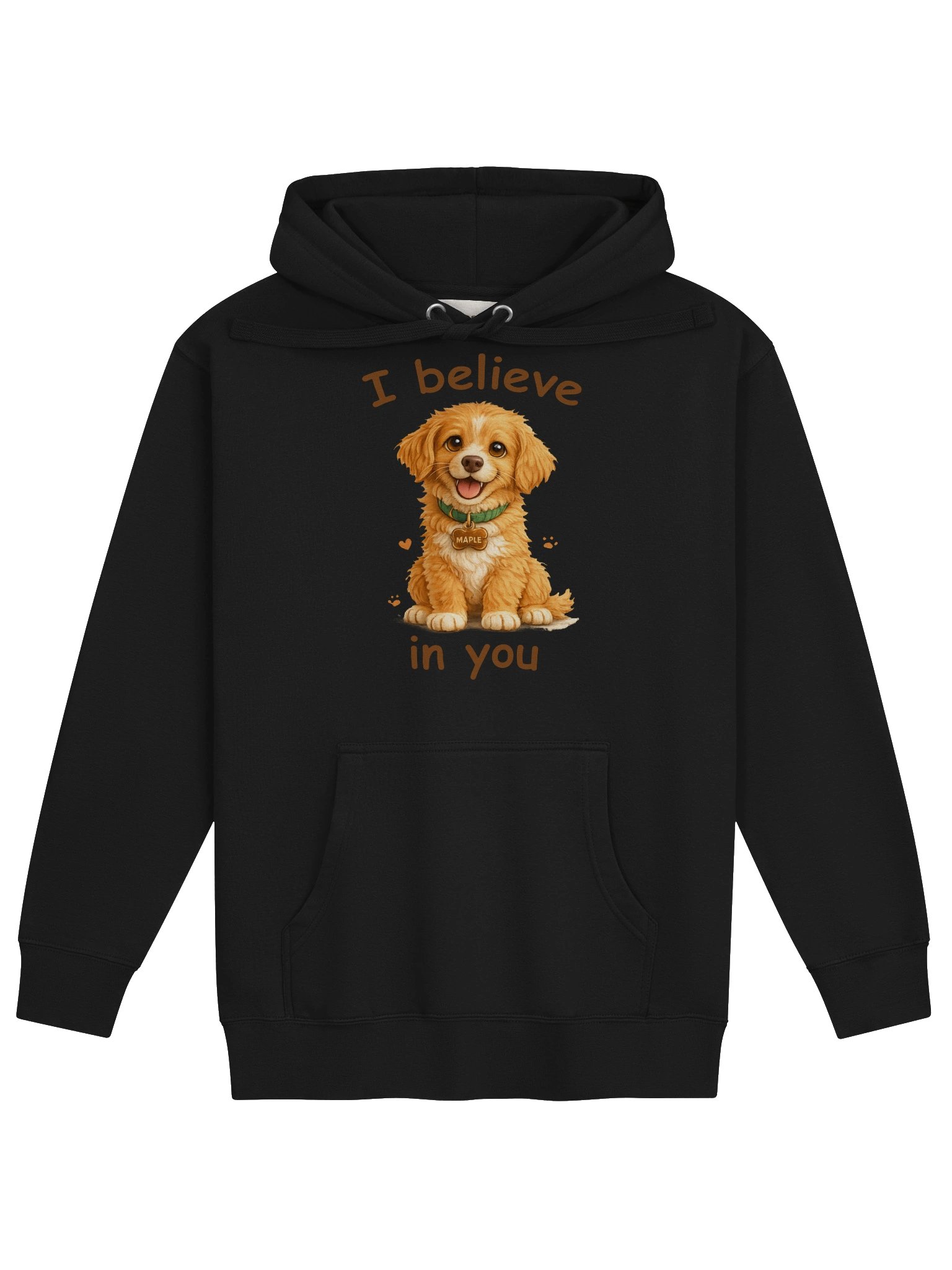 Maple I Believe in You Puppy Hoodie product image (1)