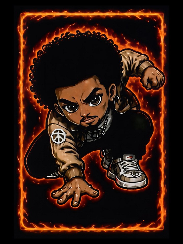 Chibi LUCAS RAMON ORANGE Aura Wallpaper product image (1)