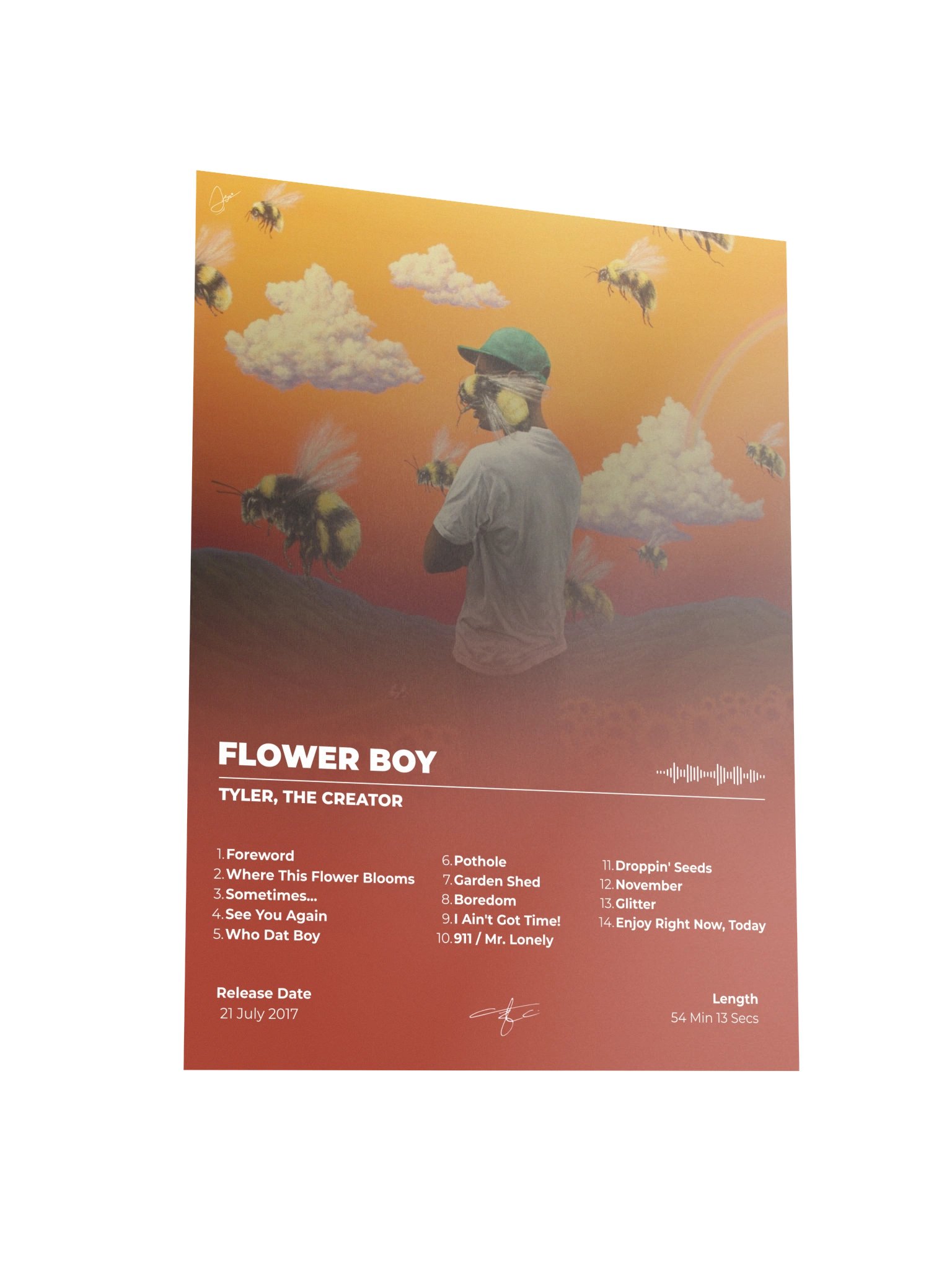 Flower Boy Album Cover Poster product image (6)