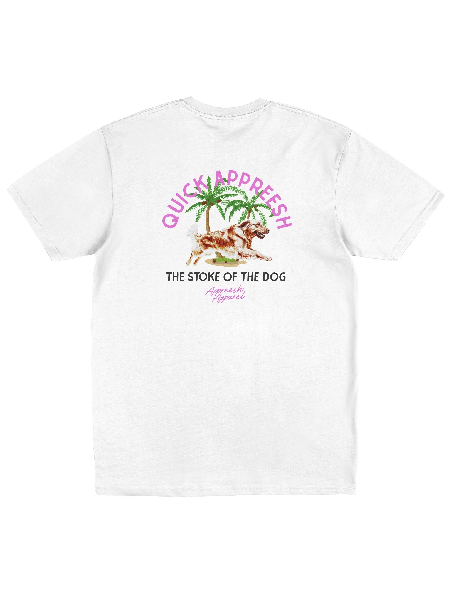 Stoke of the Dog White Tee product image (1)