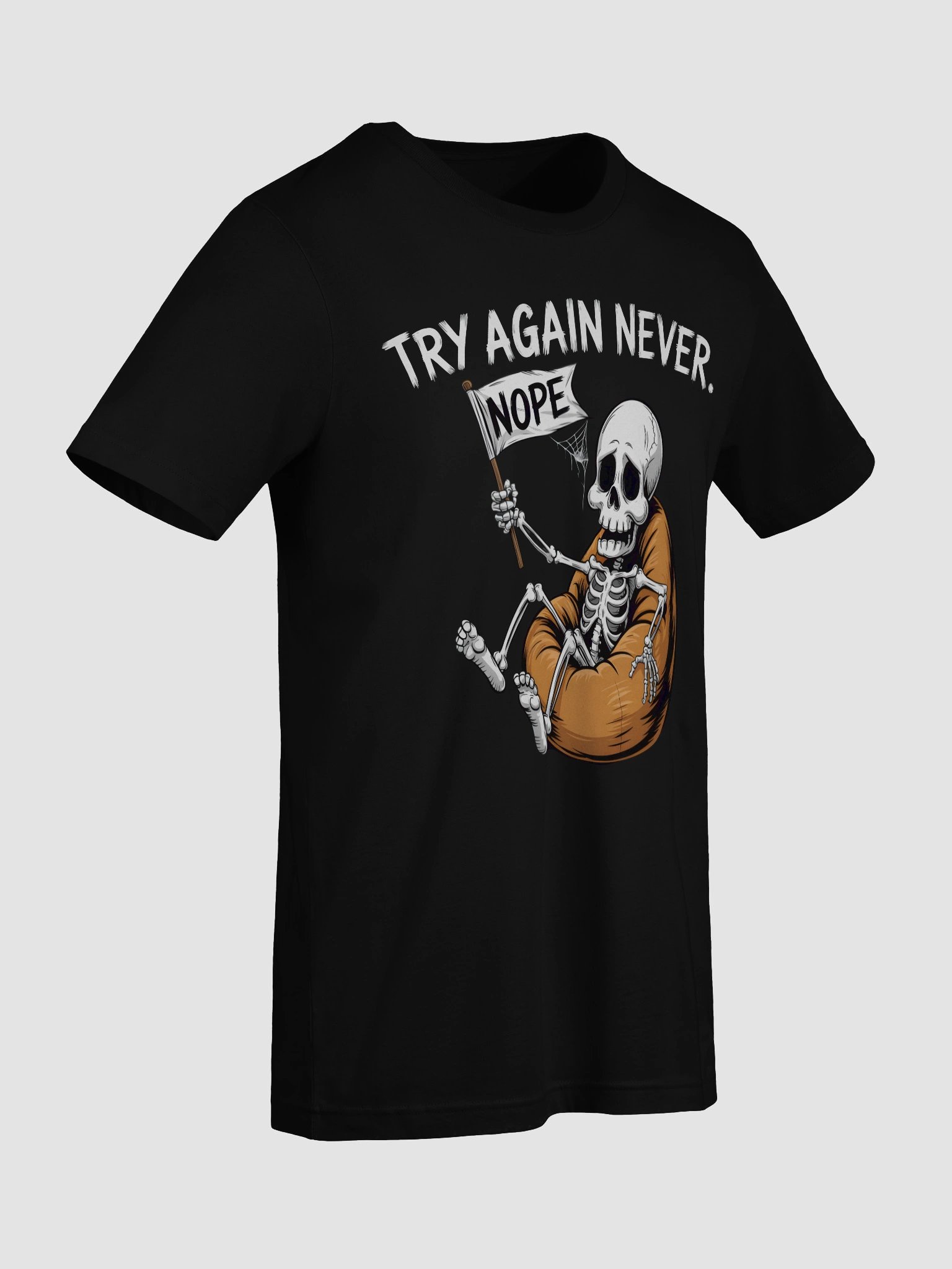 Sassy Skeleton Nope T-Shirt product image (9)