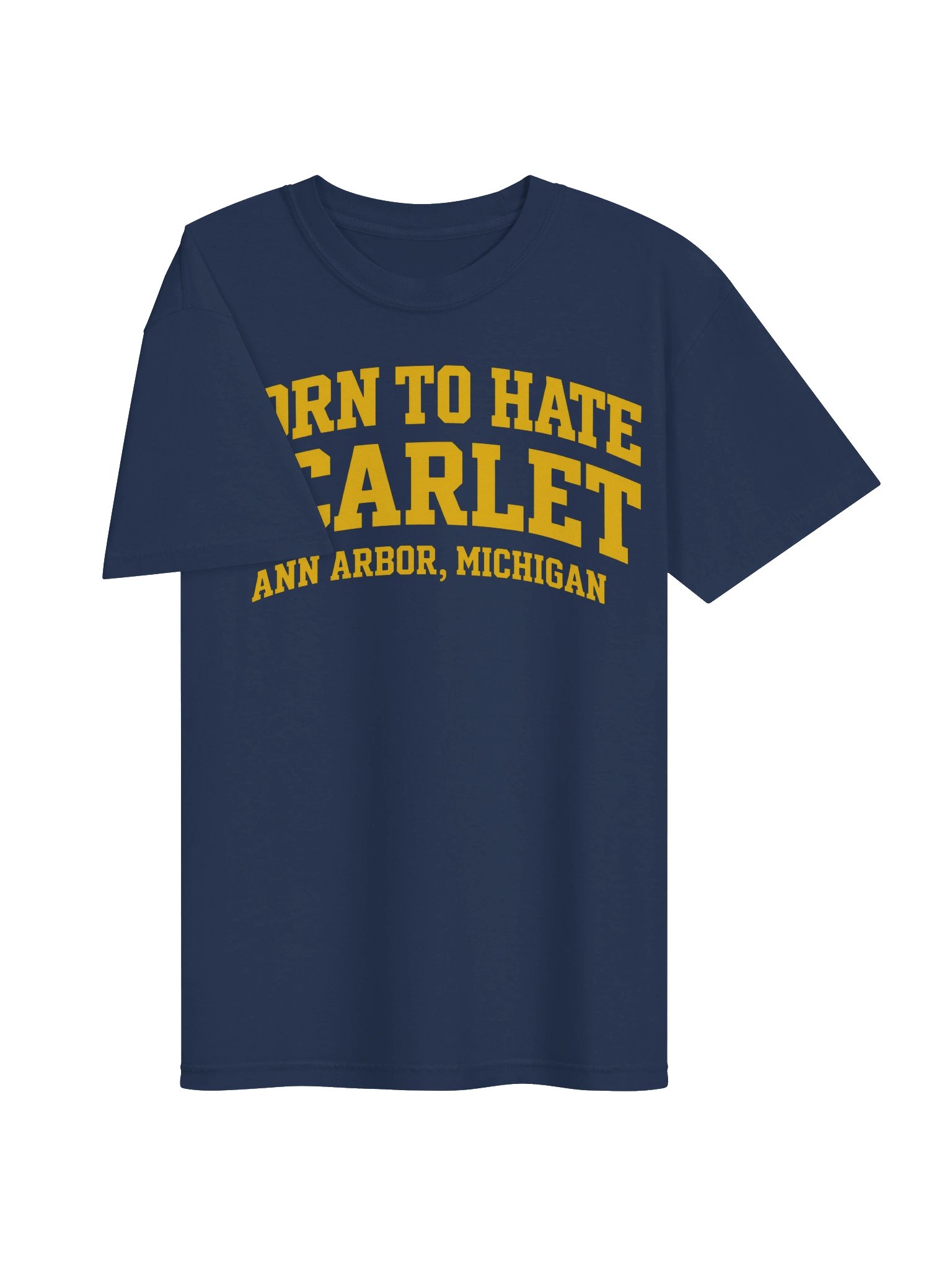 Michigan Born To Hate Scarlett T-Shirt product image (6)