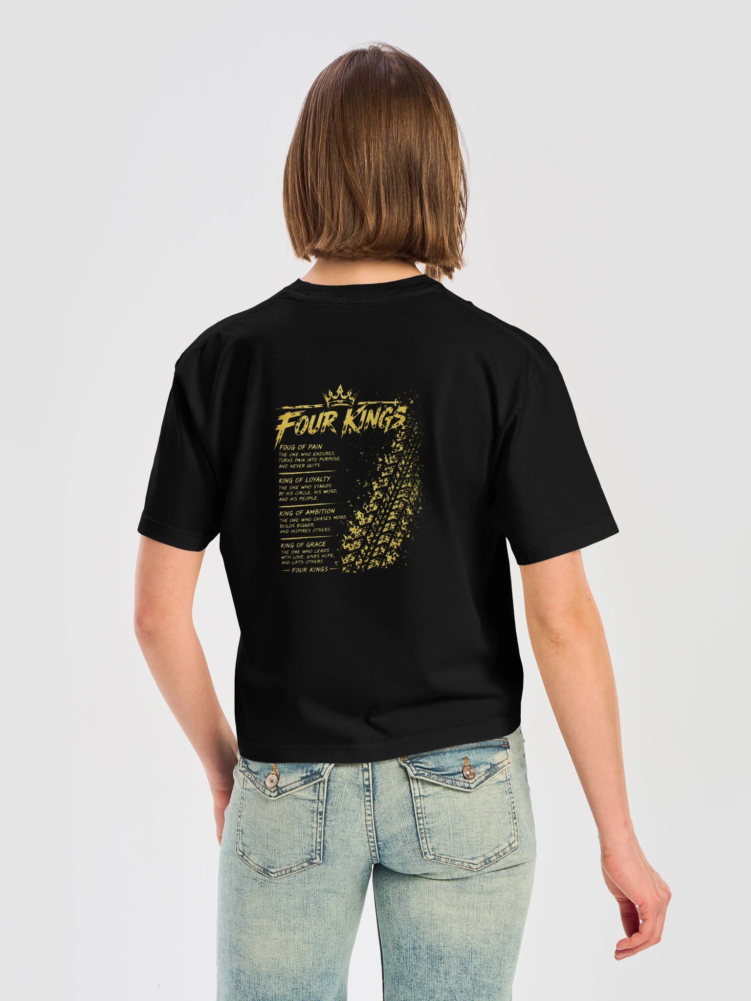 FOUR KINGS Women's Heavyweight Boxy Tee product image (21)