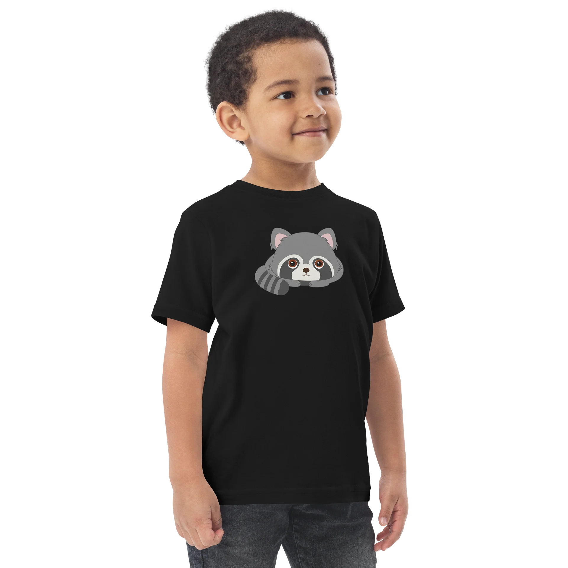 Woodland Animal Friends Raccoon Toddler Jersey T-Shirt product image (2)