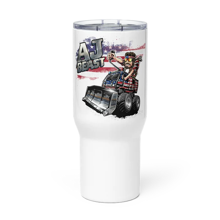 Travel Mug with a Handle : AJ MULLET and the BEAST USA product image (2)