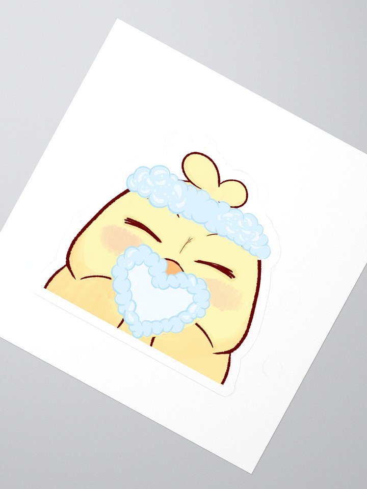 Cloudy Peep Kiss Cut Stickers product image (2)