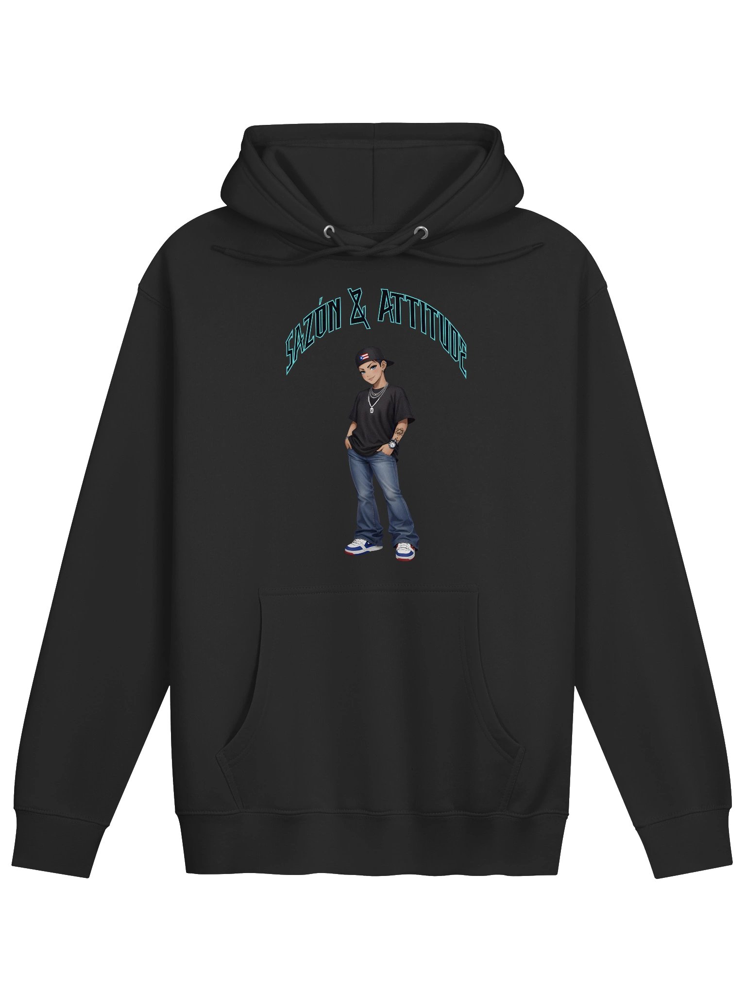 Sazon & Attitude hoodie product image (2)