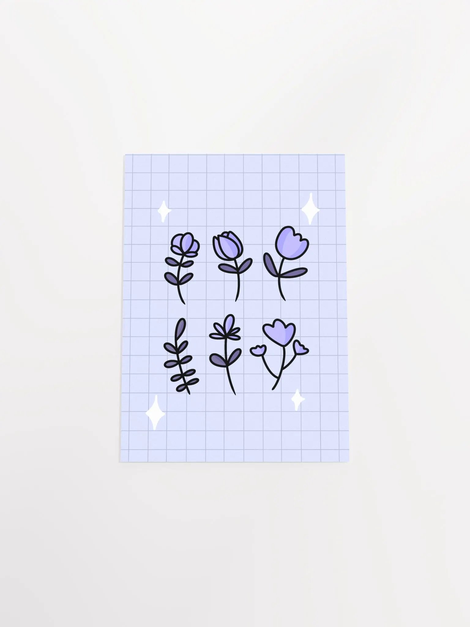 Purple Flowers Prints product image (6)