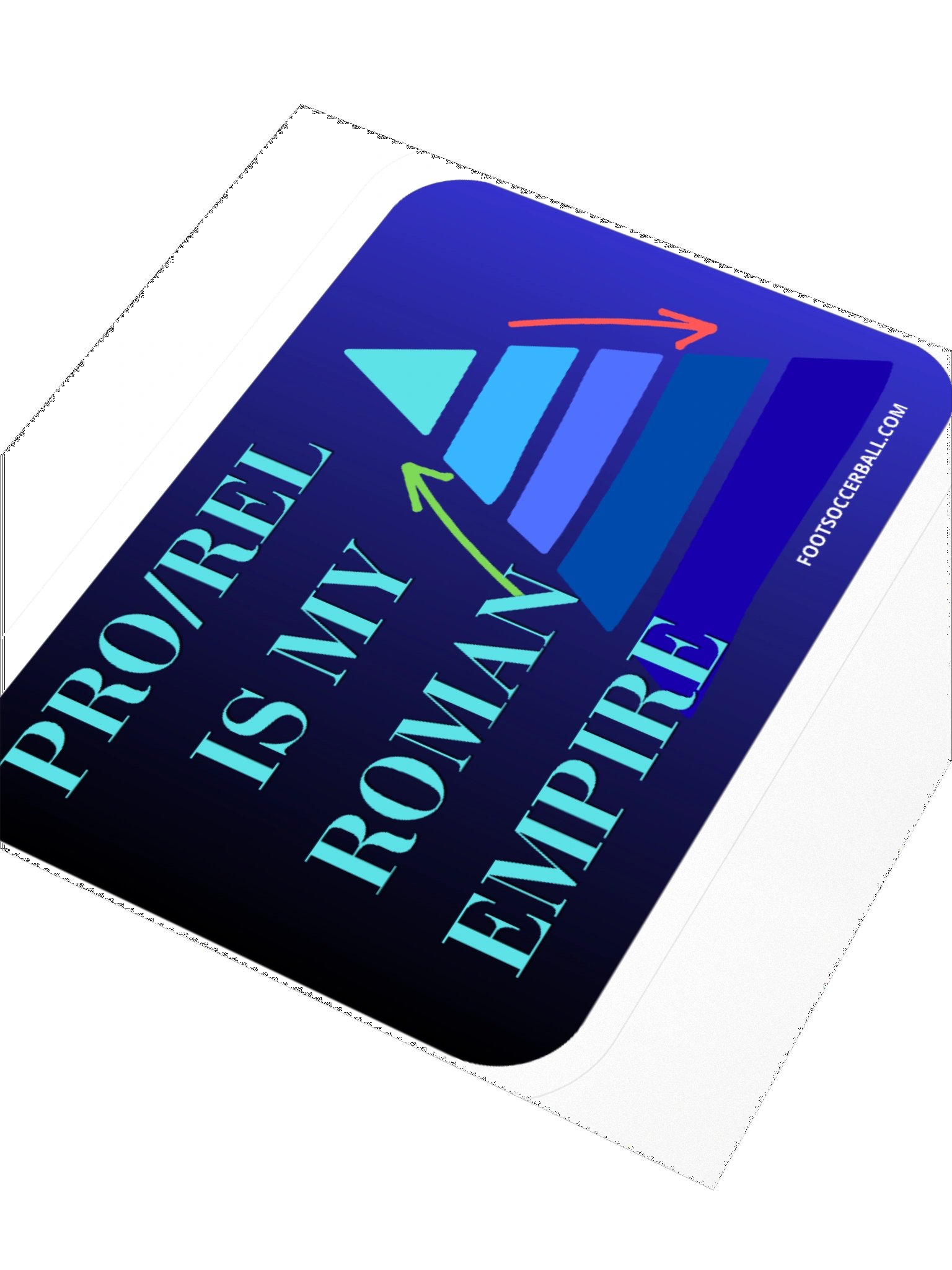 Pro/Rel is my Roman Empire - Blue Sticker product image (3)