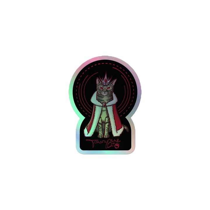 The Gremlin King - Fireberry Holo Sticker product image (2)