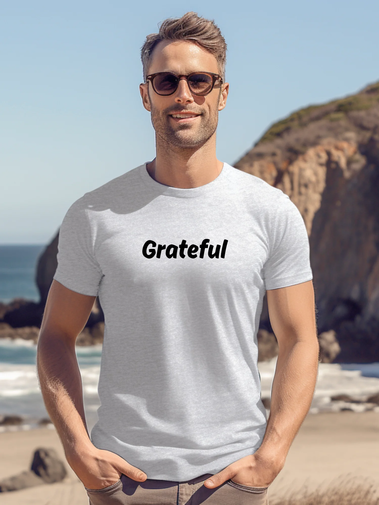 “Grateful” My Vibe Cotton T-Shirt product image (1)