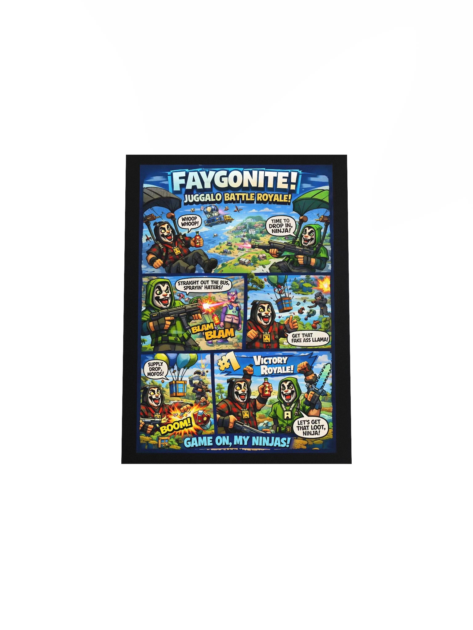 🎯 Faygonite! Juggalo Battle Royale – 5x7 Matte Poster product image (4)