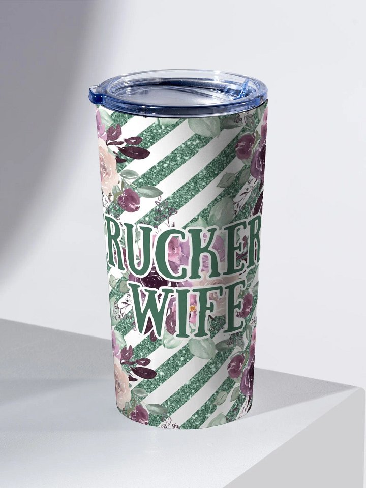 Floral Trucker's Wife Tumbler product image (2)