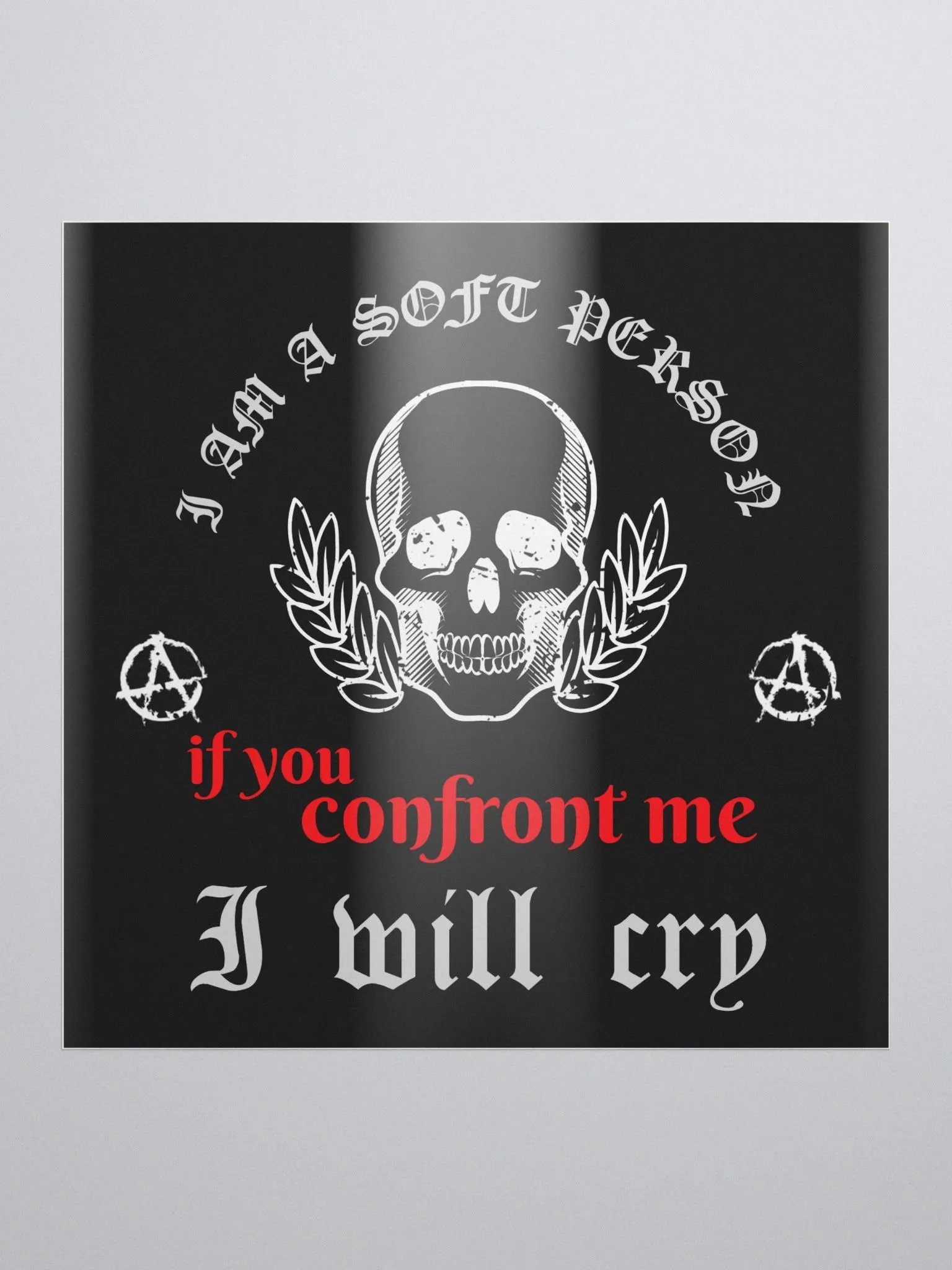 Soft Person bubble free stickers product image (1)