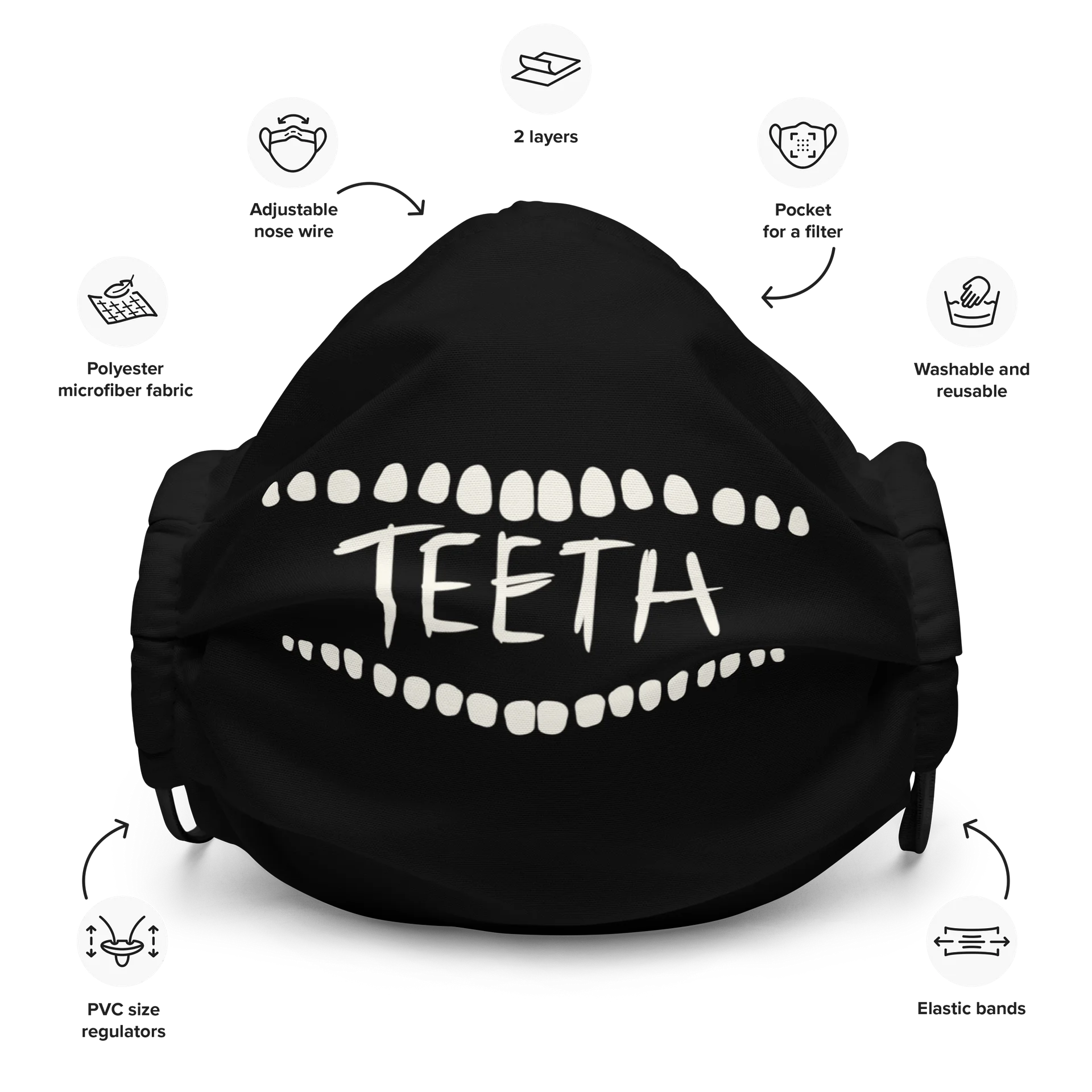 TEETH premium face mask product image (6)