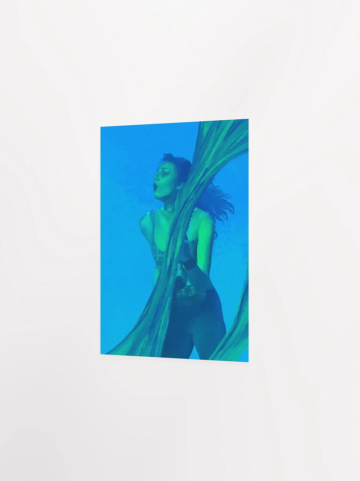 Dreamy Underwater Girl Poster – Ethereal Ocean Art Print for Wall Decor product image (2)