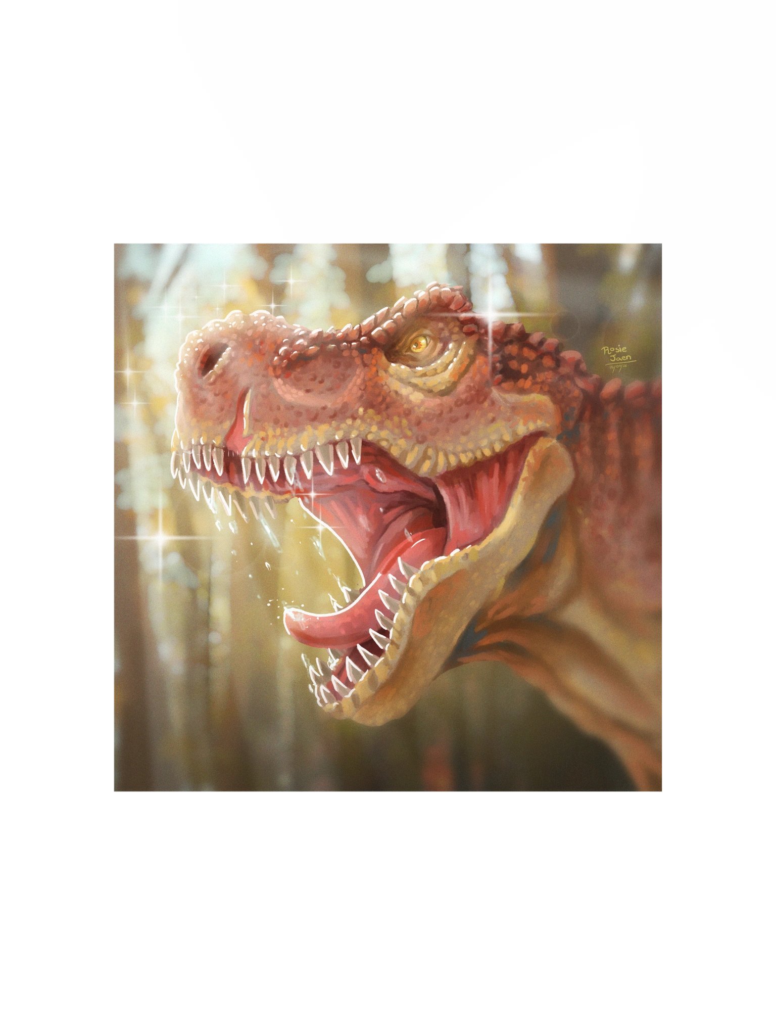 T-Rex Matte Print product image (1)