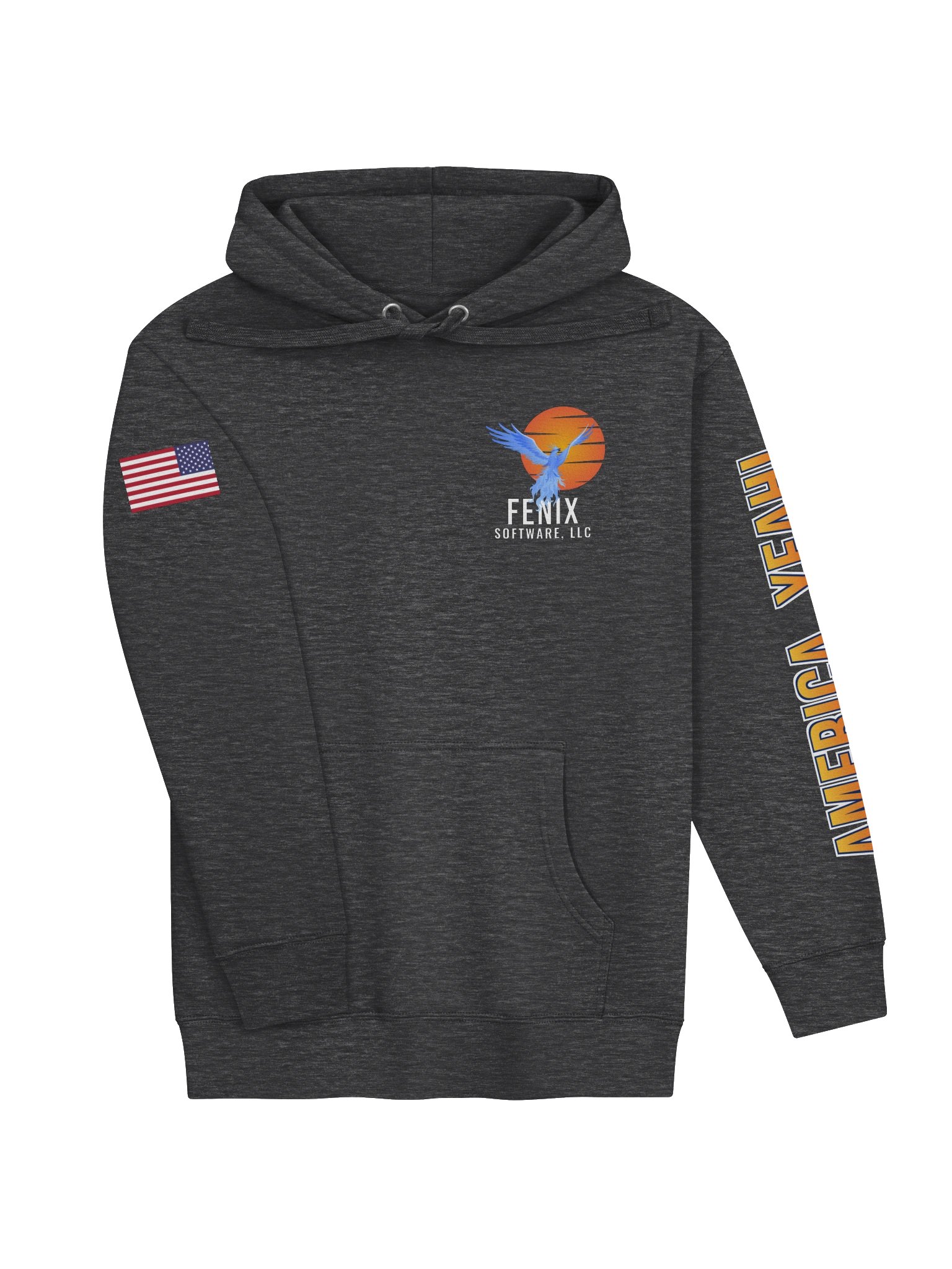 Fenix Software Phoenix Hoodie – Charcoal product image (3)