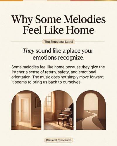 Some melodies feel like home because they know how to return.

A melody can move away, explore, change direction, or shift co...