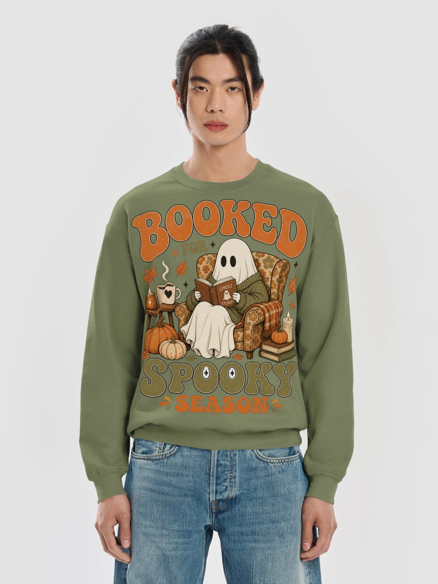 Booked for Spooky Season Crewneck product image (13)