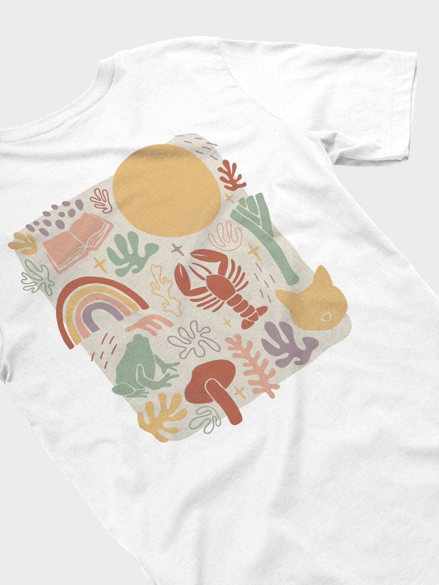 cattsical Shapes T-Shirt White product image (5)