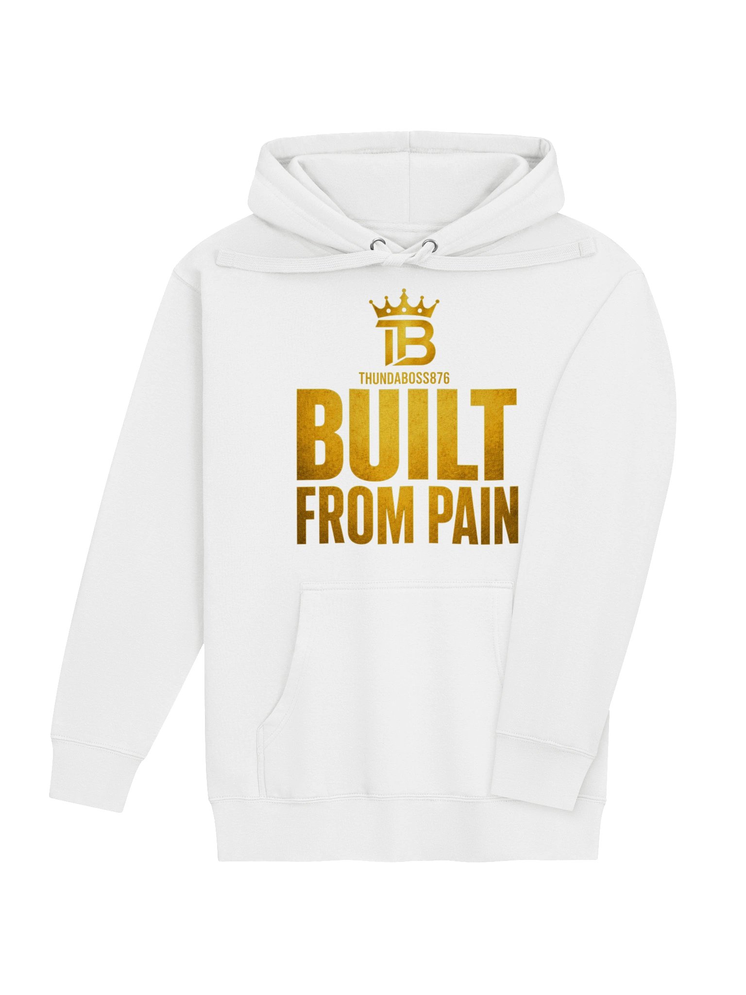 Built Different Hoodie 2.0 – White Edition product image (4)