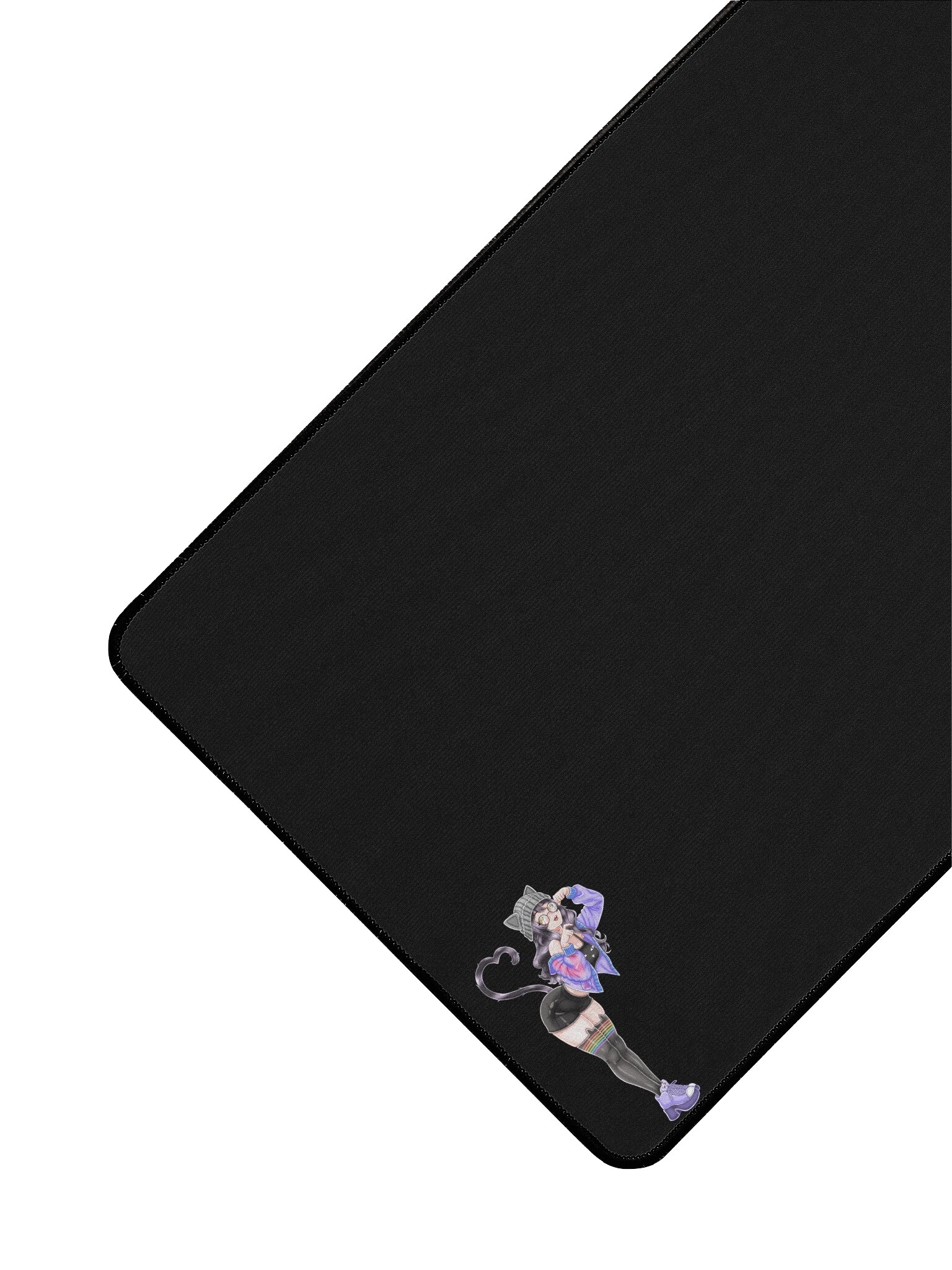Curlicue Desk Mat (Black) product image (3)