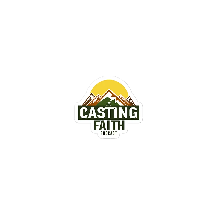The Casting Faith Podcast Die cut sticker product image (2)