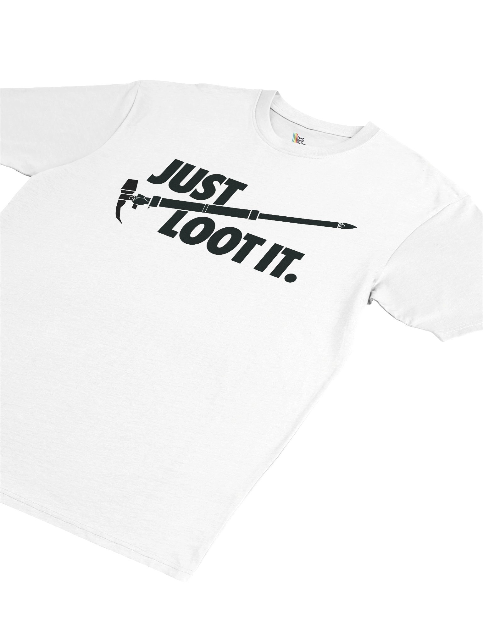 Just Loot It Premium Tee (White) product image (6)
