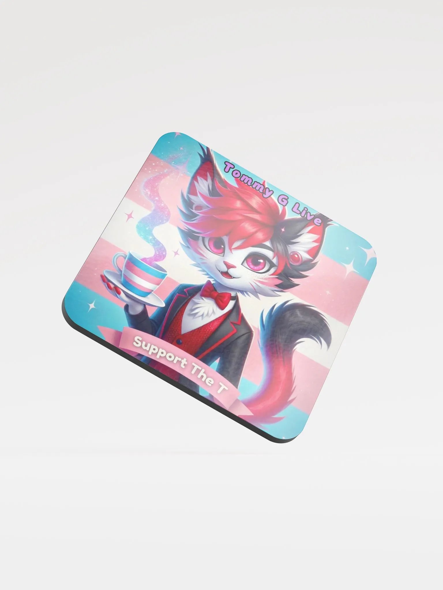 Support The T - Trans Drinks Coaster product image (1)