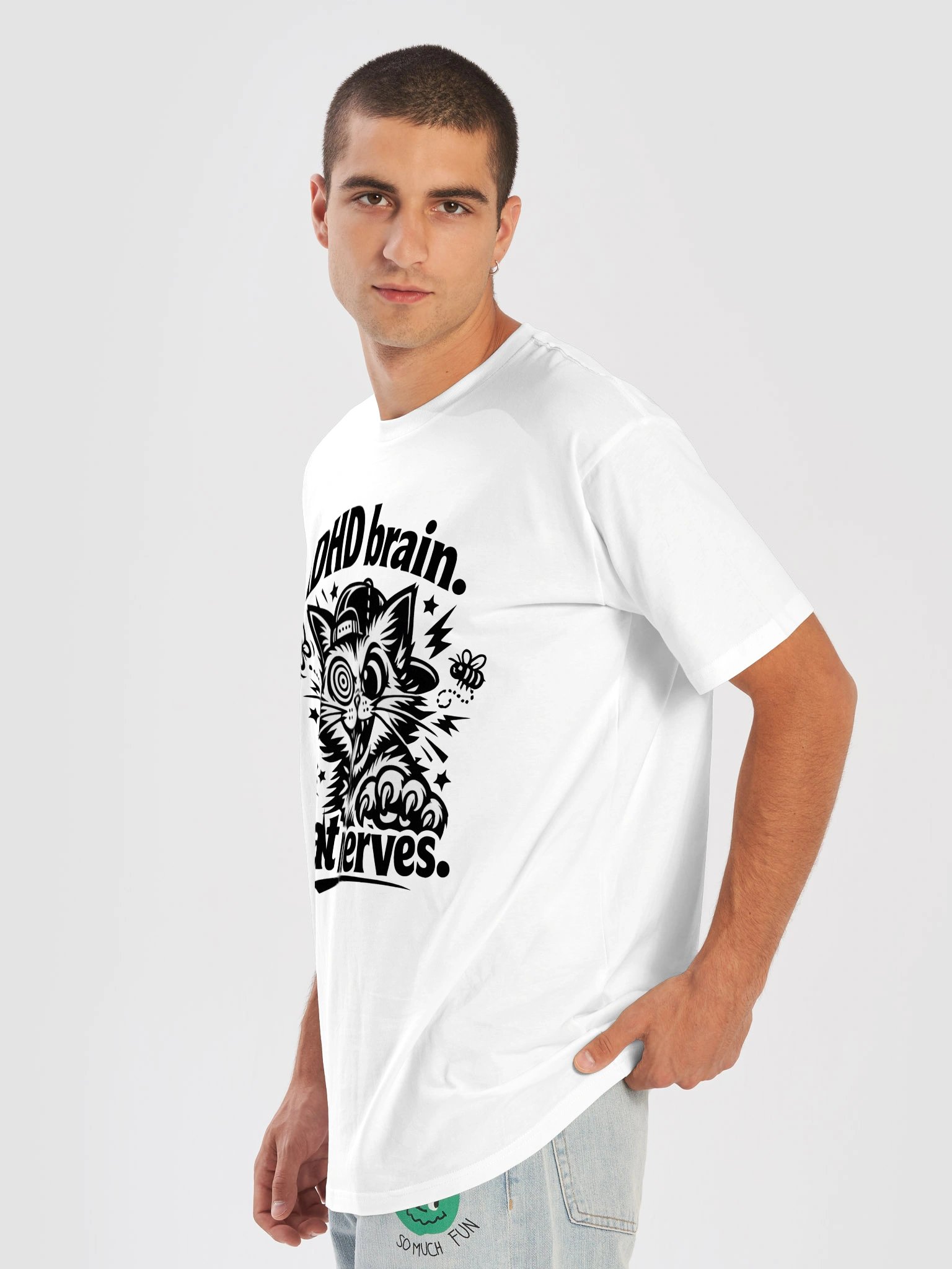 Crazy Cat Streetwear T-Shirt – Wild Attitude. Bigger Personality. product image (7)