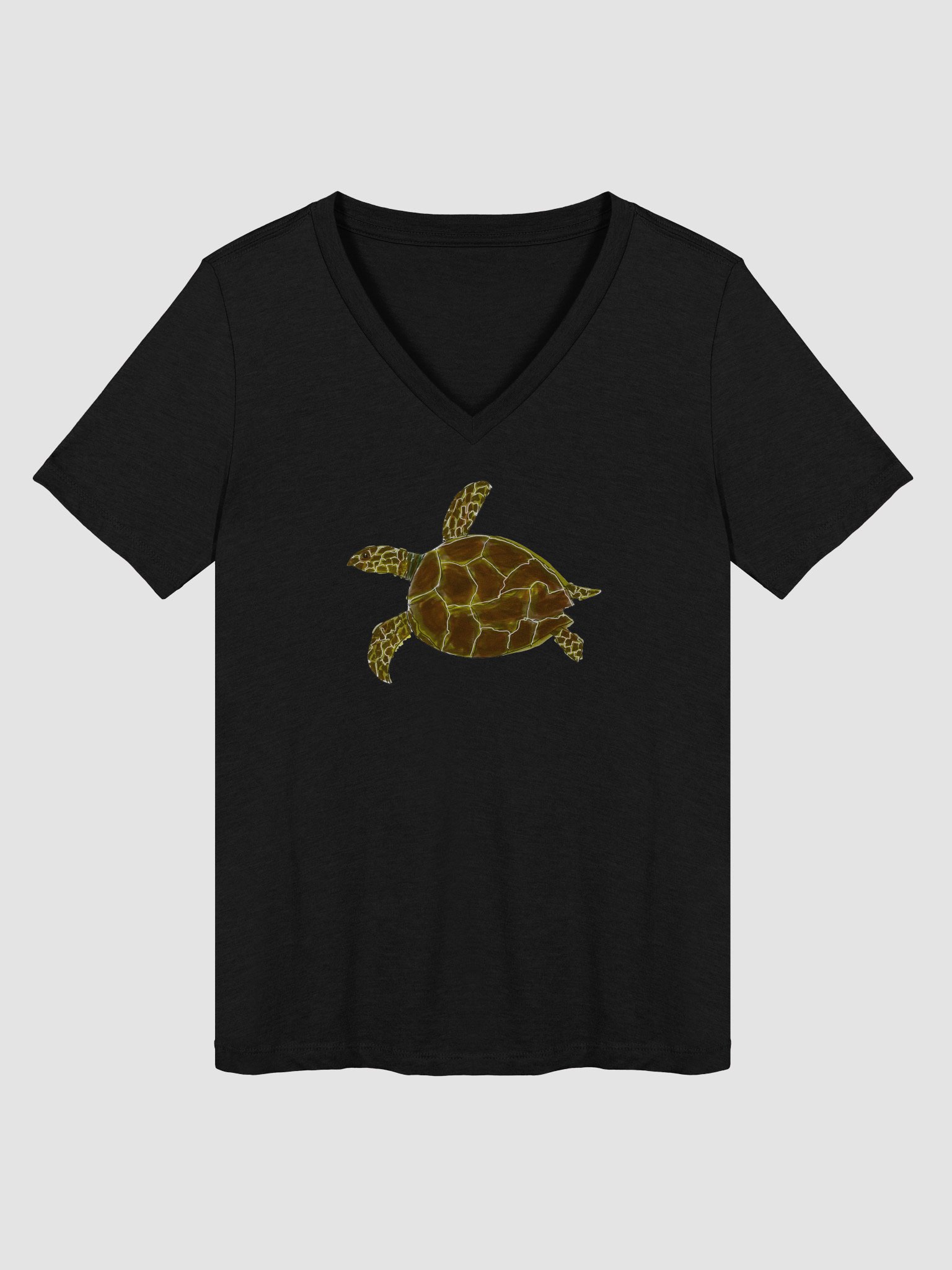 Turtle Relaxed V-Neck Tee product image (1)