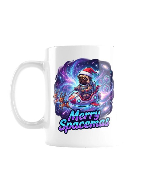 Spacemas Pug Mug