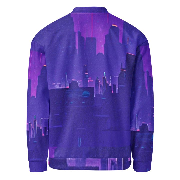 Future Dusk Purple Bomber Jacket –design by Unik Limited Edition (1,977 Worldwide) product image (2)
