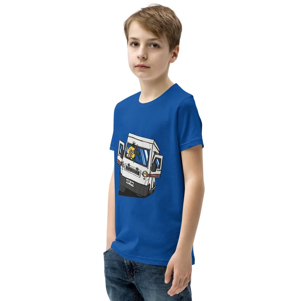 Wheelie Yellow Driving Youth T (front print!) product image (3)