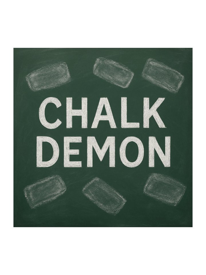 Chalk Demon Kiss Cut Stickers product image (2)