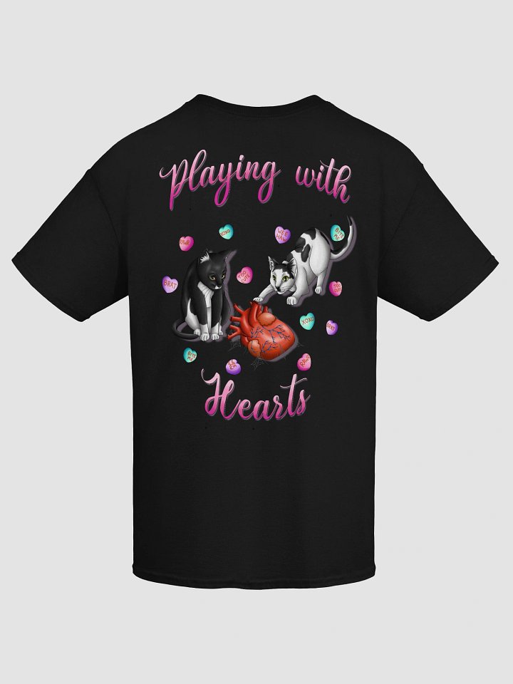 Playing With Hearts - T-shirt (White) product image (1)