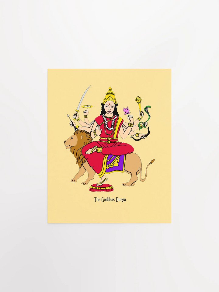 Goddess Durga 8x10 Print product image (1)