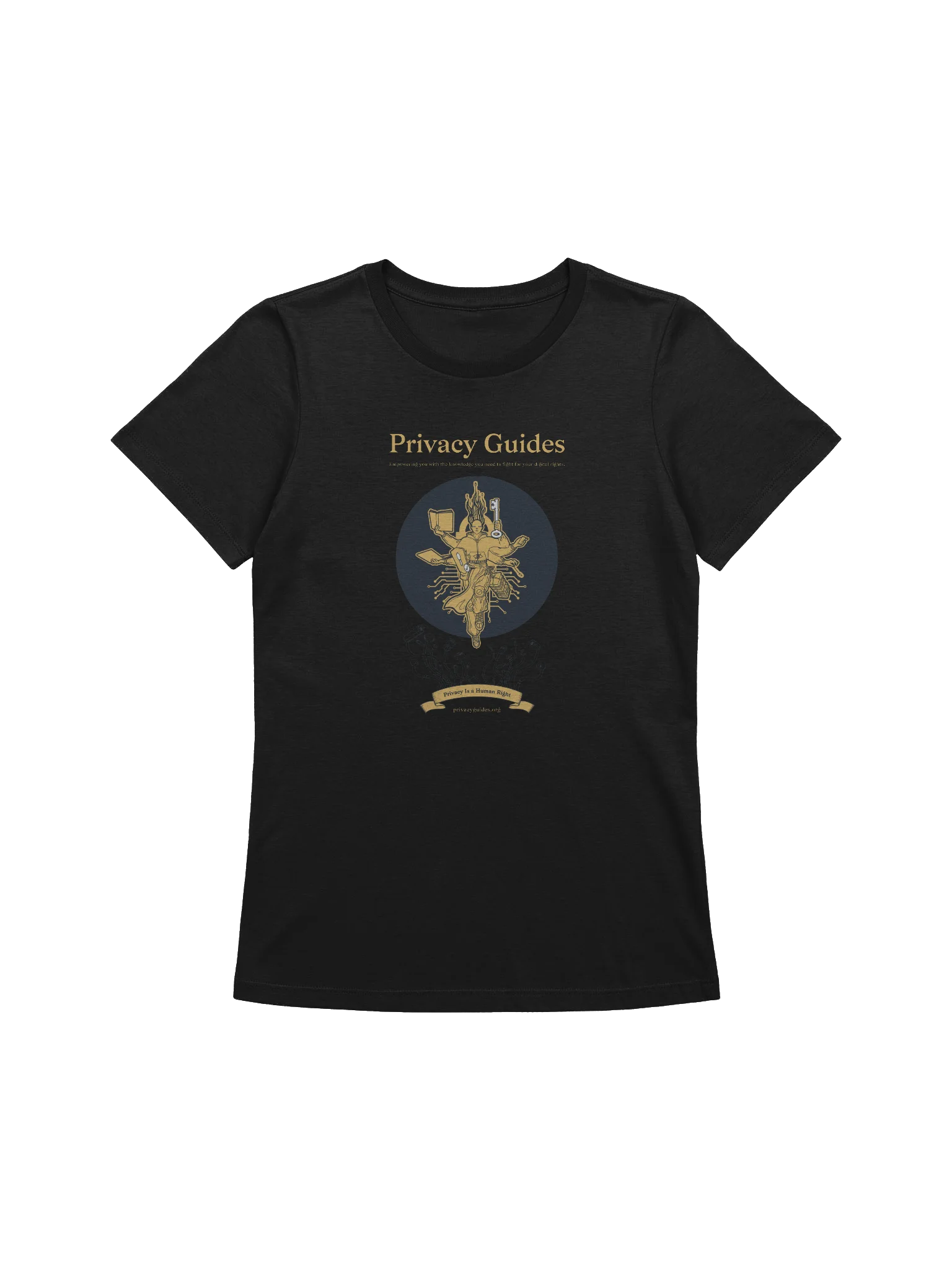 Defender of Privacy (Color Design) - BellaCanvas Supersoft Relaxed-fit T-Shirt product image (1)