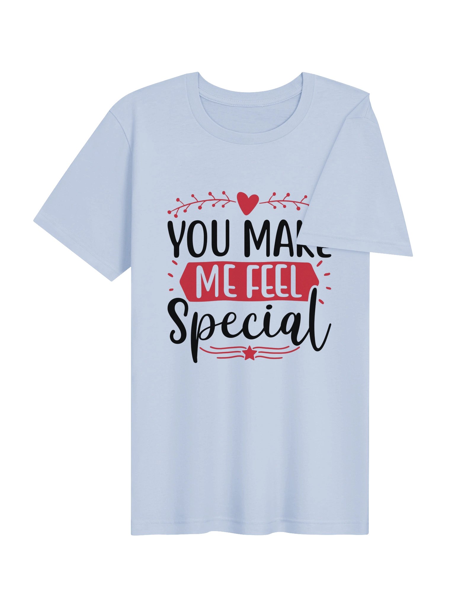 ME FEEL Red Heart Graphic Tee product image (22)