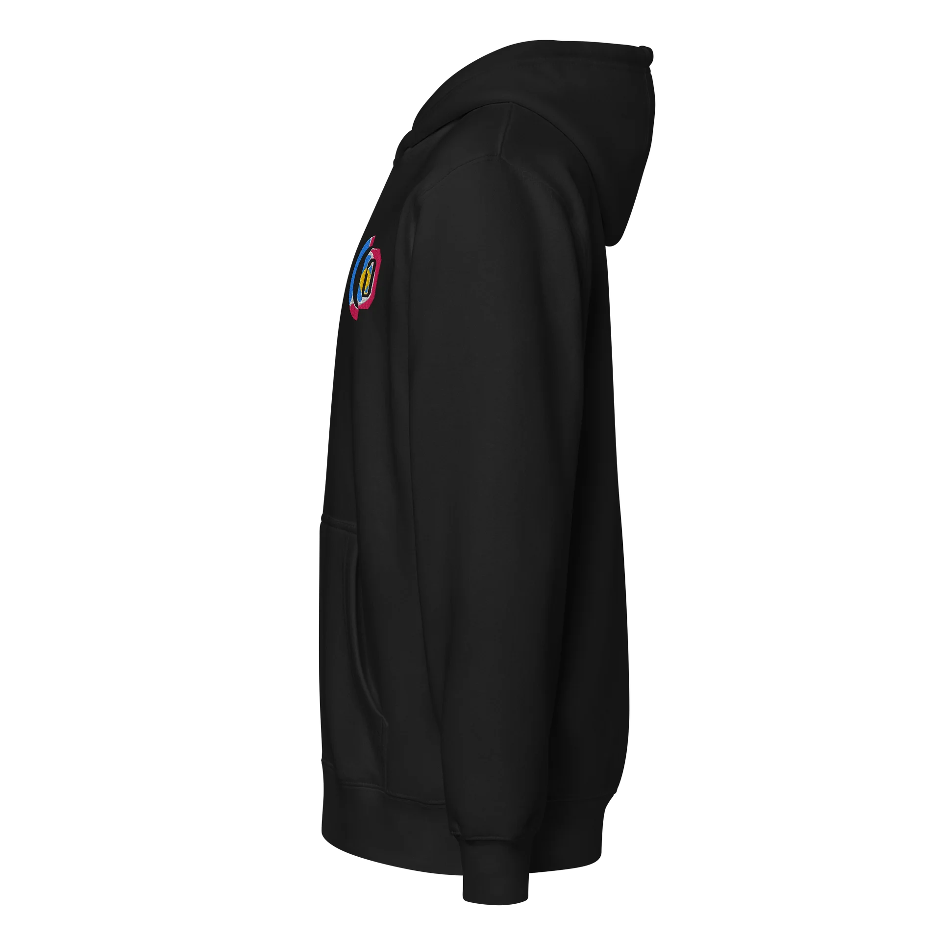 Abstract Neon Curve Zip Hoodie product image (3)