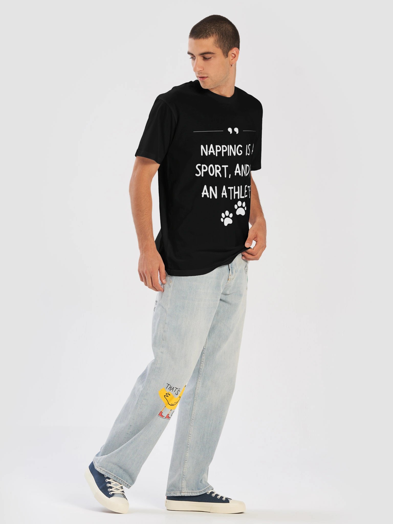 Napping Is a Sport Cat Paw T-Shirt product image (30)