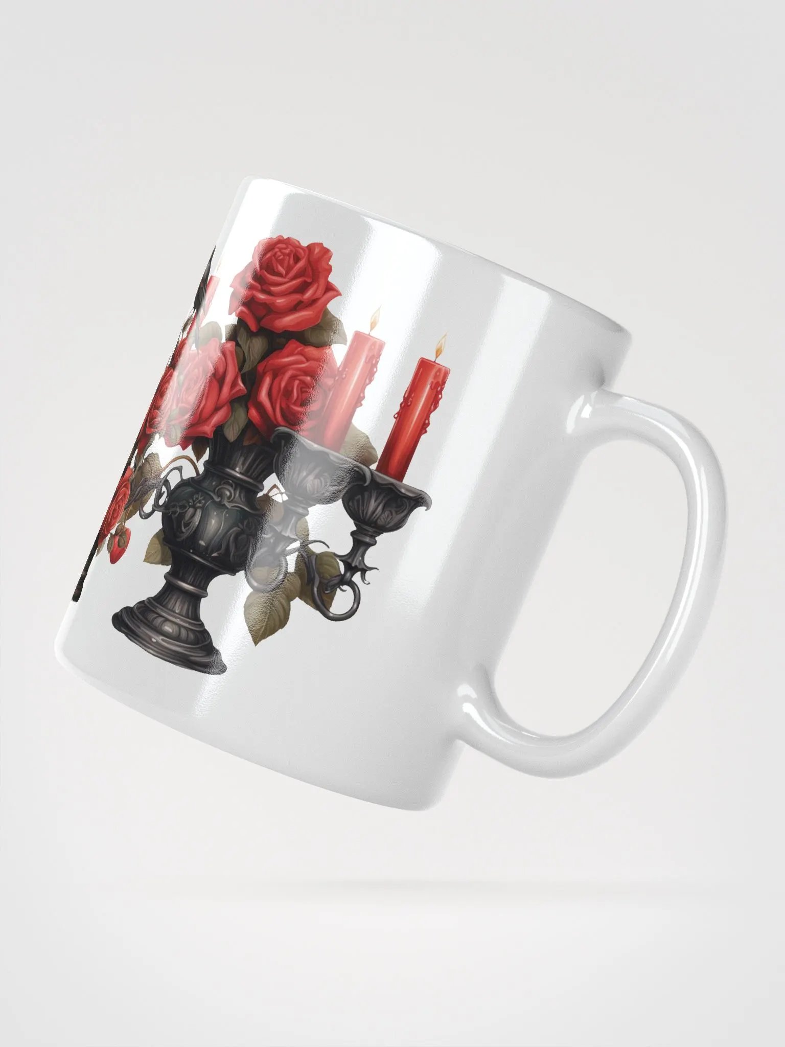 Gothic Red Rose Antique Mug product image (5)