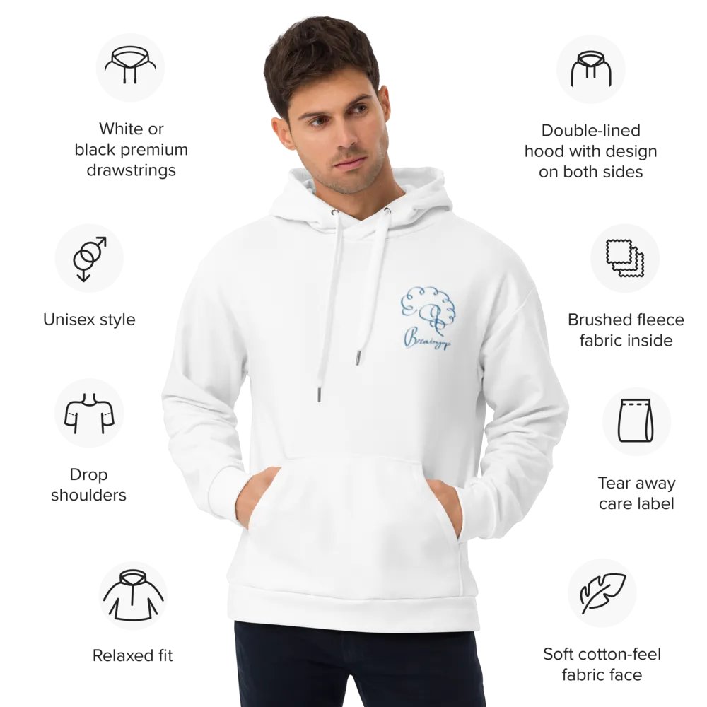 Braingap Signature Hoodie (Blue/White) product image (9)
