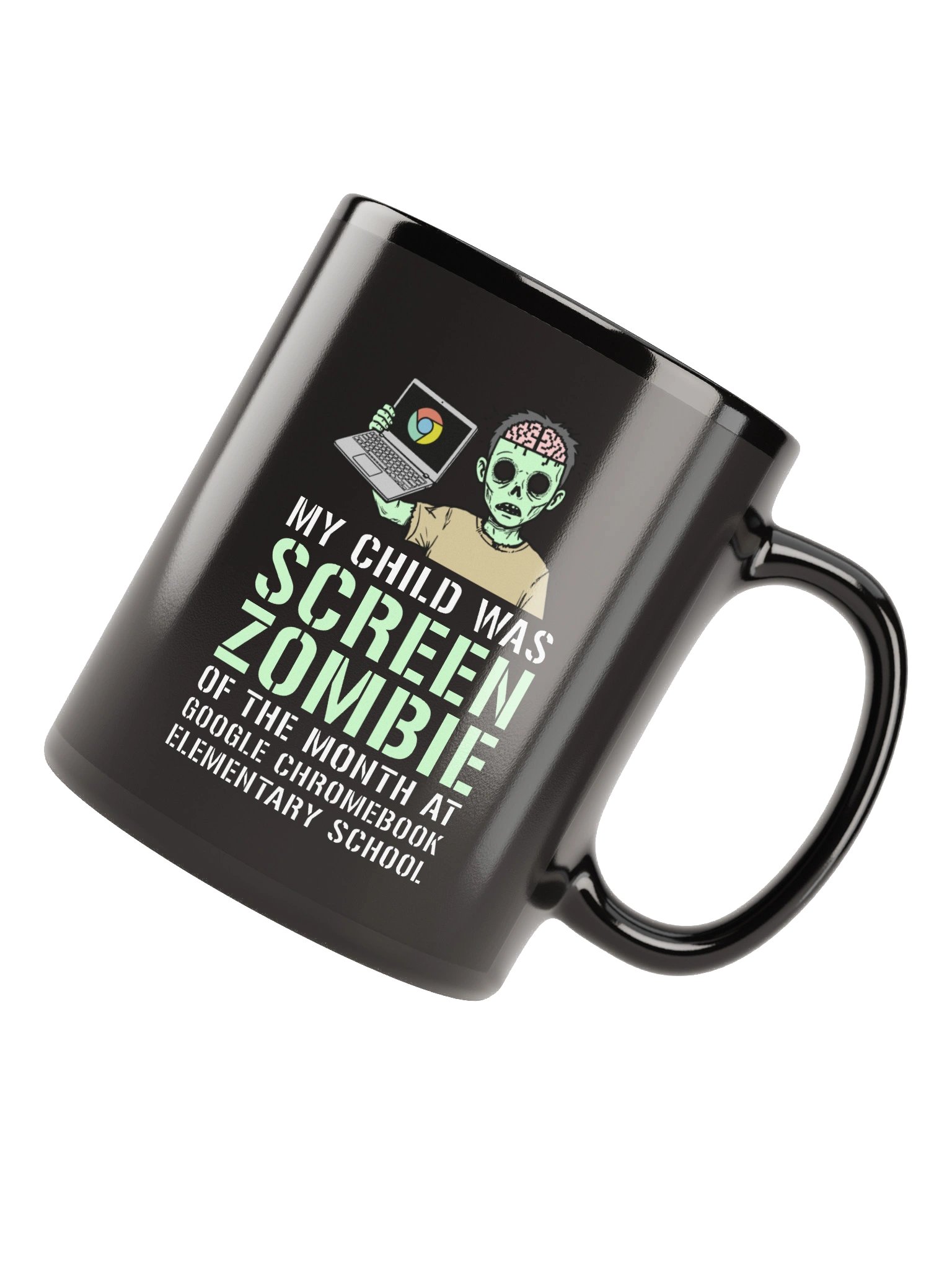 Chromebook Screen Zombie Black Mug product image (6)