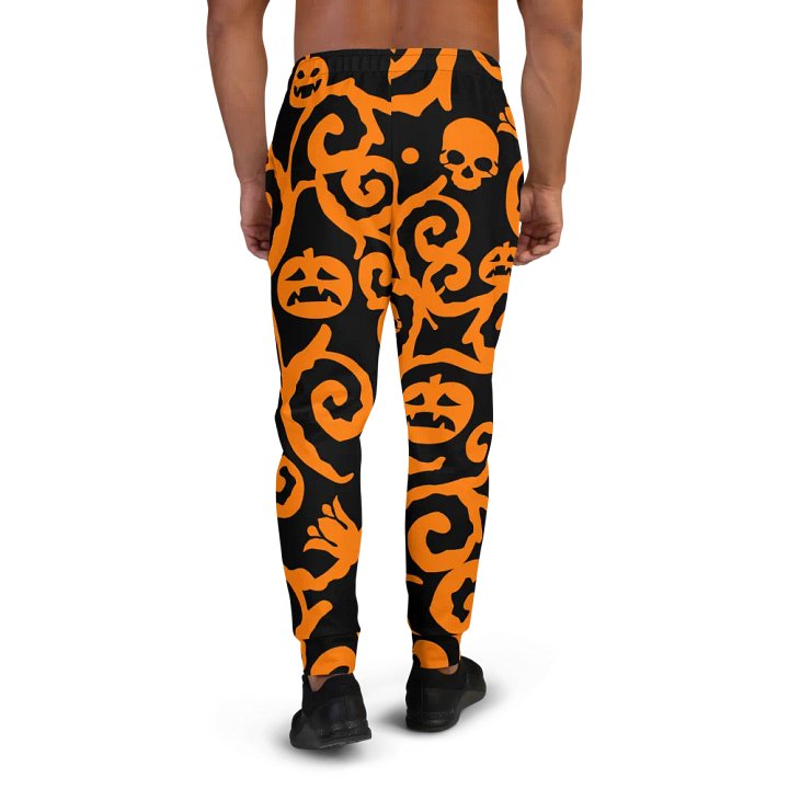 Scary Pumpkins Skull Men's Joggers product image (2)